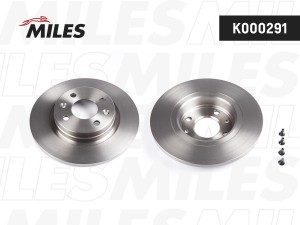 Диск тормозной передний не вентилируемый D259мм. RENAULT LOGAN/SANDERO (TRW DF43 K000291 MILES