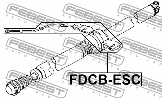 ПОДШИПНИК ПОДВЕСНОЙ КАРДАННОГО ВАЛА FDCB-ESC FDCB-ESC FEBEST