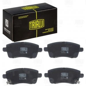 Колодки торм. для а/м Chery Tiggo 7 Pro (21-) диск. зад. (PF 1073) PF 1073 TRIALLI