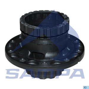 Ступица задняя RVI Premium II TR/PR/ DXi 7, Magnum DXi 12/13, VO FH12 (01-05), F 080.416-1 SAMPA
