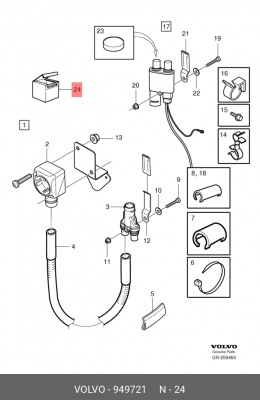 кольцо трансмиссии! \VOLVO 949721 VOLVO