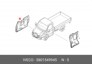5801549945 Правая панель кузова 5801549945 IVECO