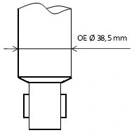 Амортизатор газовый задний Excel-G 343827 343827 KAYABA