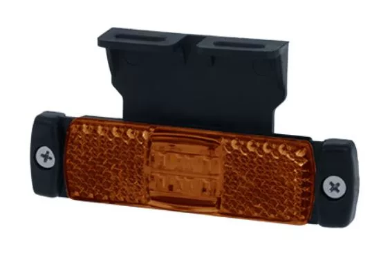 Фонарь габаритный желтый (с кронштейном) светодиодный (аналог SCANIA) ТЕХАВТОСВЕ 80-00-1 TEH AVTO SVET