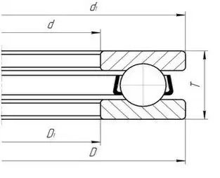 Подшипник 8207 шкворня ГАЗ 3310 8207 GPZ