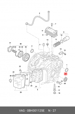 КРЫШКА 0BH301125E 0BH 301 125 E VAG