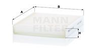 Фильтр воздушный кабины (салонный) CU22032 Mann-Filter CU22032 MANN FILTER