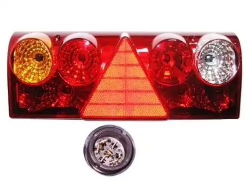 Фонарь задний SCHMITZ Europoint 2 левый (7-pin,желто-белый) MARS TECH M611453 MARS