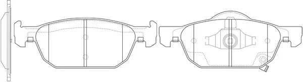 Колодки дисковые HONDA ACCORD 2.4 2008 - по HONDA CIVIC 1.8 2012 - по HONDA ACCO BP28863 SB NAGAMOCHI