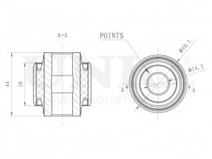 С/блок задней поперечной тяги RMP-20491 UNIO