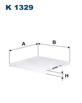 Фильтр салонный K1329 K1329 FILTRON