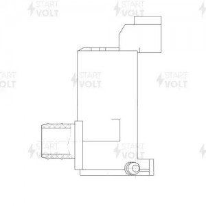 Насос омывателя для а/м Nissan Almera Classic B10 (06-) (без задн. омыв.) (SWP 1 SWP 1403 START VOLT