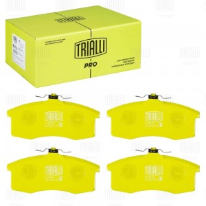 Колодки тормозные дисковые передние для а/м Ока TRIALLI керамические PRO PF967CR TRIALLI