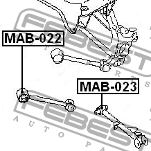 Сайлентблок MAB-023 MAB-023 FEBEST