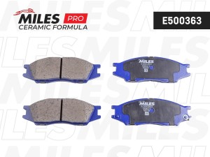 Колодки тормозные передние (Смесь CERAMIC серия PRO) NISSAN ALMERA CLASSIC 06- ( E500363 MILES