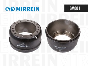 Барабан торм зад моста ЛИАЗ H=255 (RABA) 6M001 MIRREIN