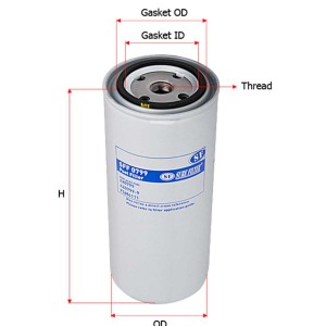 фильтр топливный !\Omn Volvo FH/FL/FM12, B10,B12, FM7 SFF0799 SURE FILTER