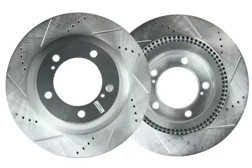 Передний тормозной диск Evolution с перфорацией и насечками, в покрытии GEOMET J JBR1309 POWERSTOP