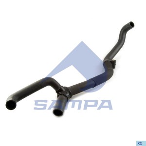 Патрубок радиатора отопителя DAF 95XF/XF95/85CF/XF105 051286 SAMPA