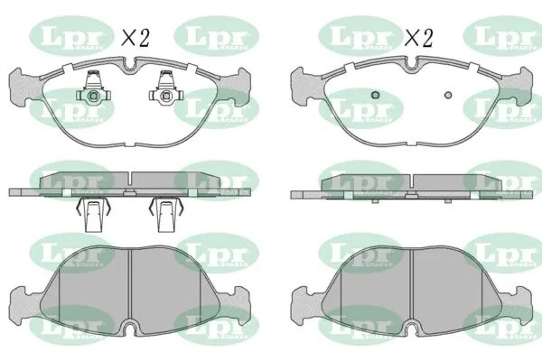 Комплект тормозных колодок 05P881 05P881 LPR