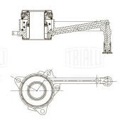 Муфта выкл. сцеп. VW Tiguan (07-) 1.4 TSI (гидравл.) (CT 1805) CT1805 TRIALLI