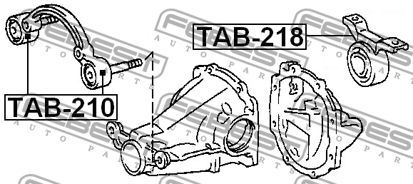 Опора дифференциала TAB-210 TAB-210 FEBEST