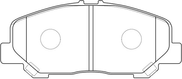 Колодки дисковые TOYOTA Estima GSR50W/55W/AHR20W/ACR50W/ACR55W 06-, Previa 2.4L  BP21527 SB NAGAMOCHI