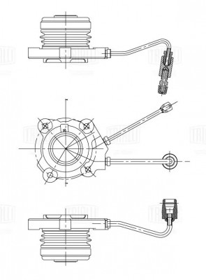 Муфта выключения сцепления (гидравл.) CT1504 TRIALLI