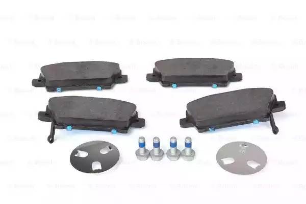 Колодки тормозные HONDA Civic 7 (1.3/1.4/1.8/2.2CTDi) (01.06-) передние (4шт.) B 0 986 494 136 BOSCH