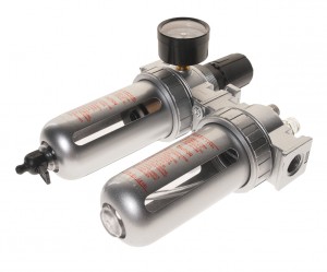 Блок подготовки воздуха (лубрикатор,осушитель) 3/8" пластик. переключ. 150PSI 25 JTC-JW0889-803 JTC TOOLS