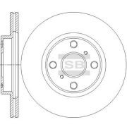 Диск тормозной передний TOYOTA YARIS 99- SD4678 SD4678 SANGSIN