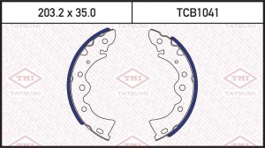 Колодки тормозные барабанные NISSAN Almera Classic 06- TCB1041 TCB1041 TATSUMI