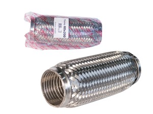 Гофра глушителя 60x200 в 3-ой оплетке interlock нержавеющая сталь GARDE G60200 GARDE
