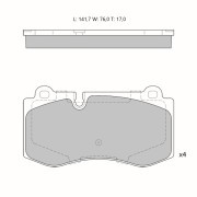Колодки тормозные дисковые Avantech передние (противоскрипная пластина в компл.) AV057 AVANTECH