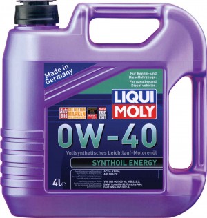 LIQUI MOLY SYNTHOIL ENERGY 0W40 4Л API SN ACEA A3/B4 BMW Longlife-98 -Ford: WSS- 7536 LIQUI MOLY