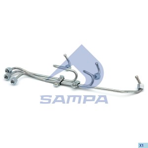 Трубка топливная Комплект 4-6 цилиндр; PREMIUM 320/420HP 080.744 SAMPA