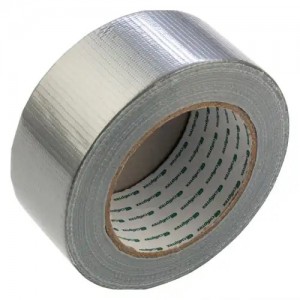 Лента клейкая алюминиевая 48ммх40м армированная серебро СИБРТЕХ 888165 SIBRTEC