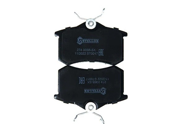 колодки диск. задние с антискр. пл.!\ Brilliance, Skoda Octavia, VW Golf IV/Pass 1629 000B-SX STELLOX