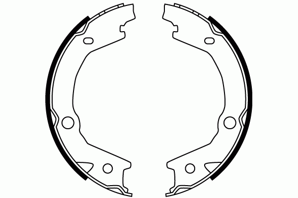 Колодки тормозные HYUNDAI Sonata (09-) стояночного тормоза (4шт.) TRW GS8747 TRW