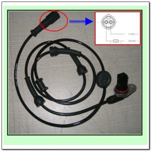Датчик АБС SSANGYONG Actyon,Kyron,Actyon Sports,Rexton колеса заднего OE 4893009300 SSANG YONG