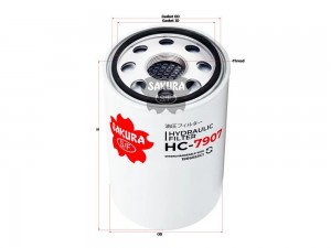 Фильтр гидравлический CASE IH HC7907 HC-7907 SAKURA
