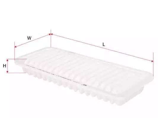 Фильтр воздушный  DAIHATSU BOON 1,3 2008 -   DAIHATSU SIRION 1,3 2005 -  A1223 A1223 SAKURA