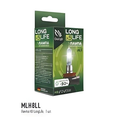 лампа галогеновая! H8-12-55 Long Life\ MLH8LL CLEAR LIGHT