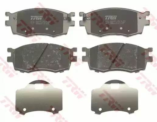 Колодки тормозные HYUNDAI Accent KIA Rio (05-) передние (4шт.) TRW GDB3420 TRW