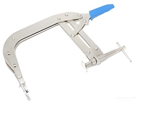 Рассухариватель клапанов струбцинный (захват 75-165мм, вылет 150мм) ROCKFORCE RF62103 ROCK FORCE