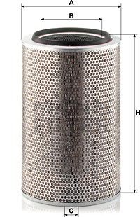 Фильтр воздушный внешний  С 30 850/2 C308502 MANN FILTER