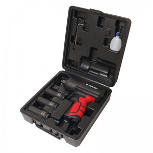 Гайковерт пневматический 1/2" 1450Нм ударный "Twin Hammer" (реверс и регулировка F82549K4 FORSAGE TOOLS