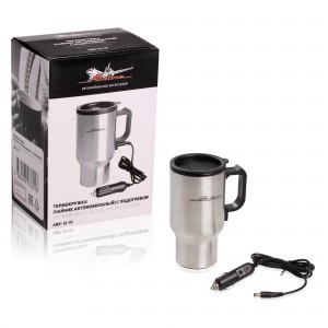 Термокружка автомобильный "AIRLINE" (12V) (с подогревом) ABK-12-10 AIRLINE