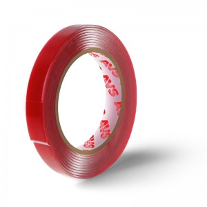 лента клейкая! двусторонняя SCH-026 6 mm x 5 m акриловая основа (прозрачная)\ A40222S AVS