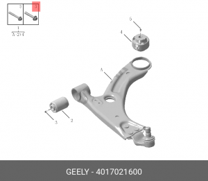 БОЛТ 4017021600 4017021600 GEELY